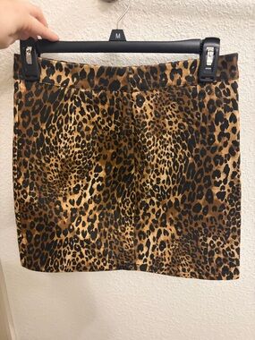 Brand New Forever 21 Leopard Print Mini Skirt